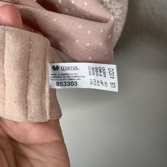 Wacoal Womens Pink Bra US 40DD Underwire Back Appeal t-shirt bra 853303 - Picture 5 of 8